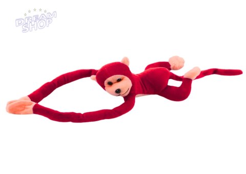 Maskotka Pluszowa Małpka z Dźwiękiem Czerwona 60 cm Maskotka Pluszowa Małpka z Dźwiękiem Czerwona 60 cm