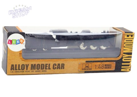 Model Kolekcjonerski Pociąg Wagon Lokomotywa 1:48 Metalowy Czarny