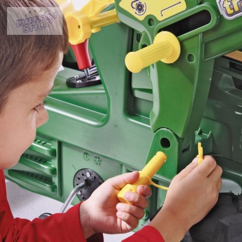 Rolly Toys John Deere Traktor na pedały Biegi Pompowane Koła 3-8 lat