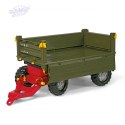 Rolly Toys rollyTrailer Przyczepa Rolly Multi dwuosiowa zielona