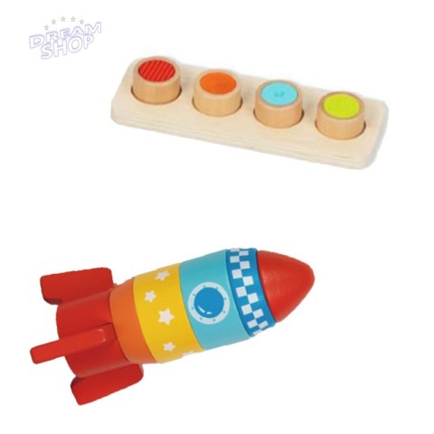 TOOKY TOY Box Pudełko XXL Montessori Edukacyjne 7w1 Sensoryczne 16-18 Mies.