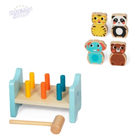 TOOKY TOY Box Pudełko XXL Montessori Edukacyjne 7w1 Sensoryczne 19-21 Mies.