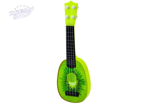 Ukulele Dla Dzieci Mini Gitara 4 Struny Owoc Kiwi Zielona 15"