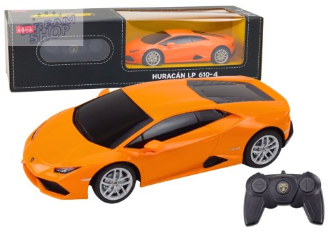 Auto R/C Lamborghini Huracan 1:24 Rastar Pomarańczowy