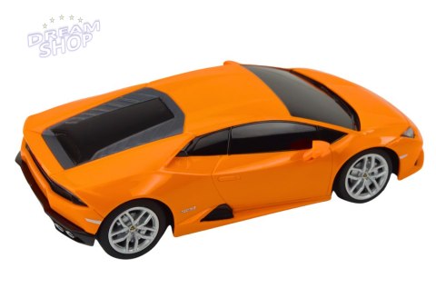 Auto R/C Lamborghini Huracan 1:24 Rastar Pomarańczowy