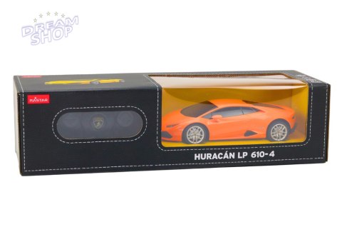 Auto R/C Lamborghini Huracan 1:24 Rastar Pomarańczowy