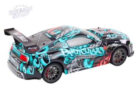 Duże Auto Sportowe Zdalnie Sterowane RC 1:8 Światła Dźwięki Graffiti