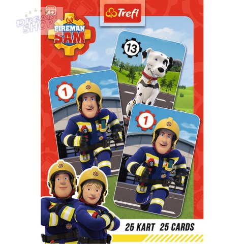 Karty Piotruś Strażak Sam Fireman Sam +4 Trefl 08505