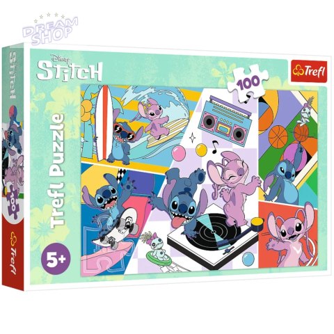 Puzzle Lilo & Stitch 100 el. Wspomnienia Lilo & Stitch Trefl 16473