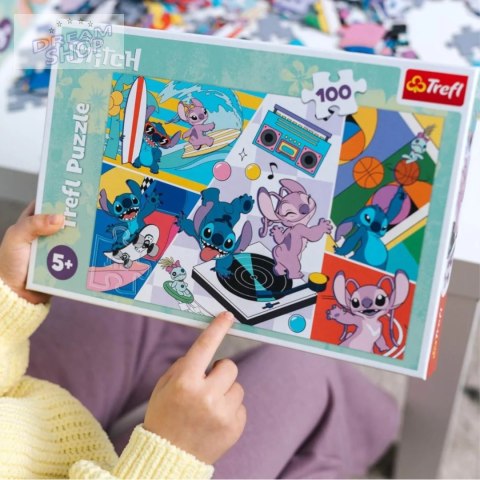 Puzzle Lilo & Stitch 100 el. Wspomnienia Lilo & Stitch Trefl 16473