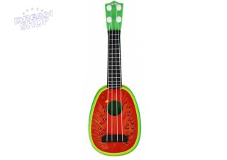 Ukulele Dla Dzieci Mini Gitara 4 Struny Owoc Arbuz 15"