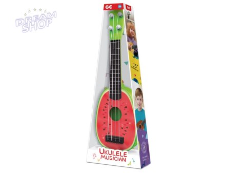 Ukulele Dla Dzieci Mini Gitara 4 Struny Owoc Arbuz 15"