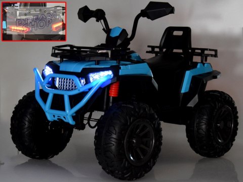 Duży quad na akumulator dla dziecka 4x4 gaz w manetce amortyzator PA0315