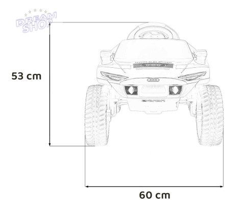 Pojazd Audi RSQ E-TRON Szary