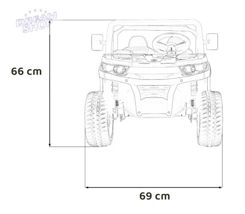 Pojazd Farmer Truck Speed 900 Biały