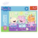 Puzzle 20 miniMAXI Świnka Peppa karaoke 20 el Peppa Pig 3+ Trefl 21126