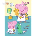 Puzzle 20 miniMAXI Świnka Peppa u lekarza 20 el Peppa Pig 3+ Trefl 21127