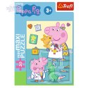 Puzzle 20 miniMAXI Świnka Peppa u lekarza 20 el Peppa Pig 3+ Trefl 21127