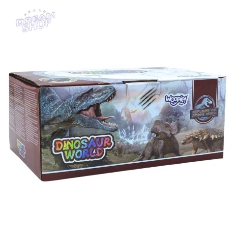 WOOPIE Zestaw XL Figurki Dinozaury + Kuferek + Mata