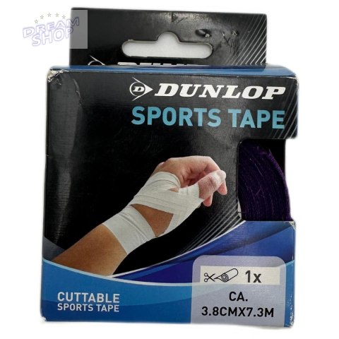 TAŚMA TEJP TAPE SPORTOWA KINEZIOLOGICZNA 7,3Mx3,8CM DUNLOP FIOLET