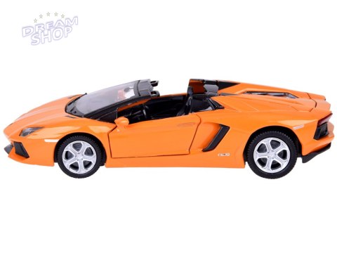 Auto metalowe model Lamborghini Aventador Roadster 1:32 interaktyw. ZA5053