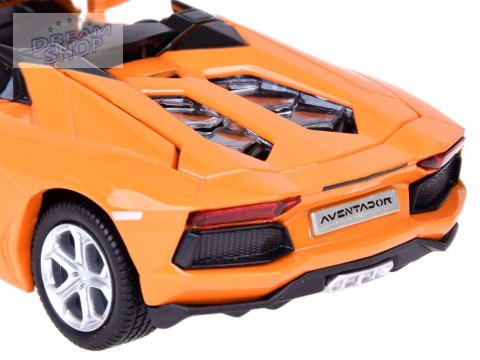 Auto metalowe model Lamborghini Aventador Roadster 1:32 interaktyw. ZA5053