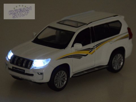 Auto metalowe model TOYOTA LAND CRUISER PRADO światło dźwięk SUV ZA5056