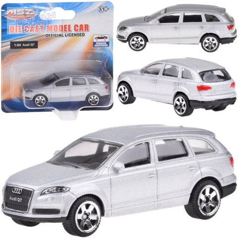 Metalowe autko licencjonowane Audi Q7 1:64 resorówka resorak ZA5058