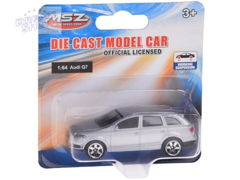 Metalowe autko licencjonowane Audi Q7 1:64 resorówka resorak ZA5058