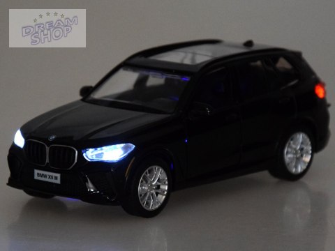 Kolekcjonerski model BMW X5M metalowe autko światło dźwięk ZA5050