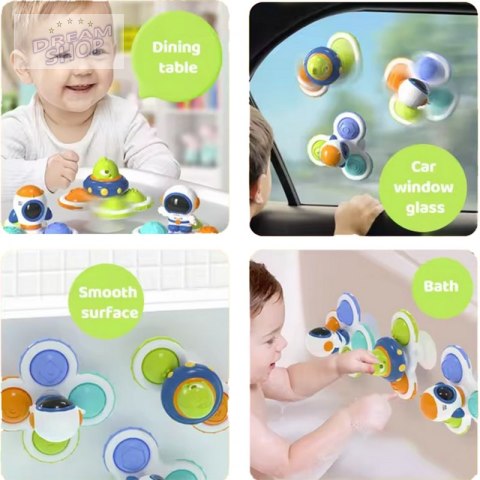 WOOPIE BABY Kosmiczny Spinner Pop-it Zabawka Sensoryczna Wymienne 3 szt.