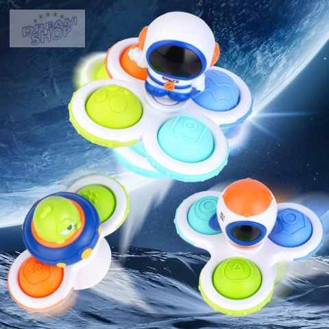 WOOPIE BABY Kosmiczny Spinner Pop-it Zabawka Sensoryczna Wymienne 3 szt.