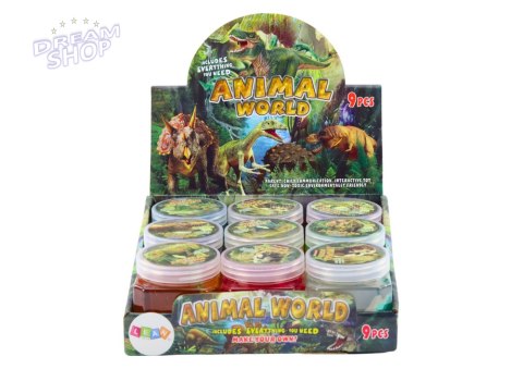 Glutek Slime w Pudełeczku Figurki Zwierząt 150 g 9 Kolorów