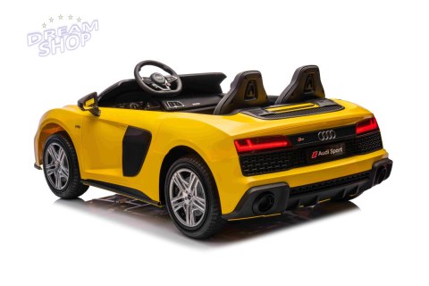 Pojazd Audi Spyder R8 LIFT STRONG Żółty