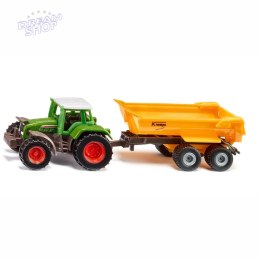 Siku Traktor Fendt z wywrotką kolebową Krampe metal model S1605