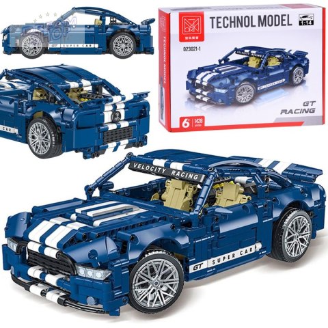 Klocki techniczne 1428-elementów auto wyścigowe GT RACING ZA5308