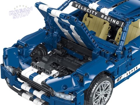 Klocki techniczne 1428-elementów auto wyścigowe GT RACING ZA5308