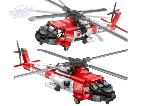 Klocki techniczne SikorskyHH-60J Jayhawk 1137el śmigłowiec lotniczy ZA5302