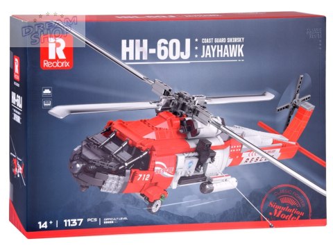 Klocki techniczne SikorskyHH-60J Jayhawk 1137el śmigłowiec lotniczy ZA5302