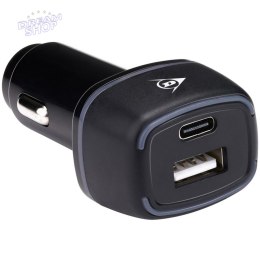 ŁADOWARKA SMOCHODOWA MULTI USB A + USB C DUNLOP