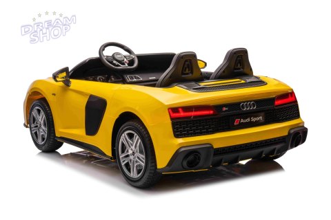 Pojazd Audi Spyder R8 LIFT Żółty