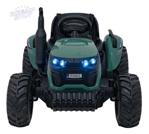 Pojazd Traktor GROW 1804 Ciemno Zielony