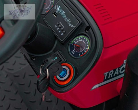 Pojazd Traktor GROW 1804 Czerwony