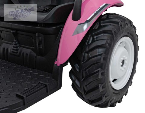 Pojazd Traktor GROW 1804 Różowy