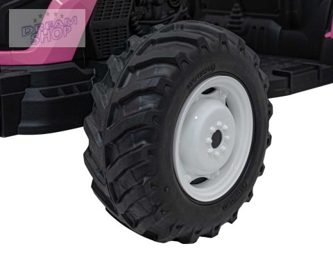 Pojazd Traktor GROW 1804 Różowy