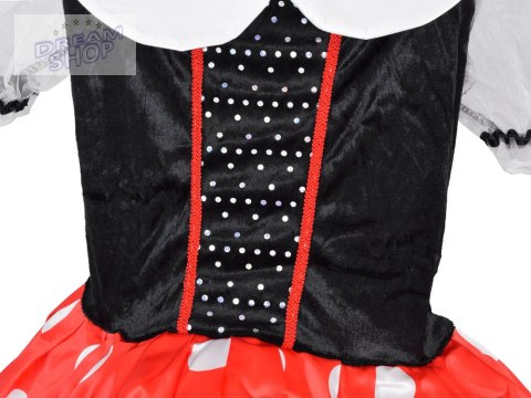 Uroczy Kostium Strój Myszki Minnie dla Dziewczynki przebranie L/XL ZA5280