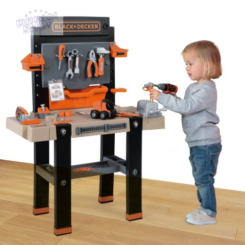 SMOBY Duży Warsztat Black & Decker Bricolo Ultimate + 92 Akcesoria