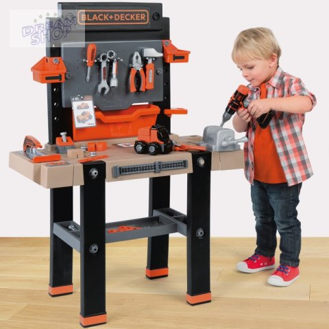 SMOBY Duży Warsztat Black & Decker Bricolo Ultimate + 92 Akcesoria