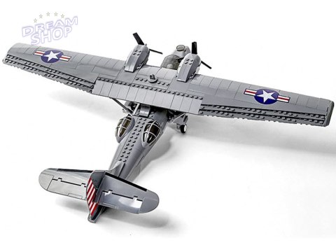 Klocki techniczne samolot bojowy PBY-5A Catalina 364 elementów ZA5322