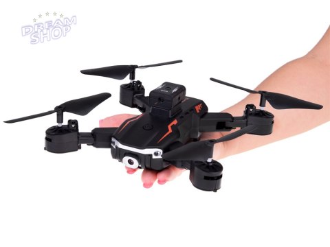 Quadrocopter Latający Dron model zdalnie sterowany składany + pilot RC0681